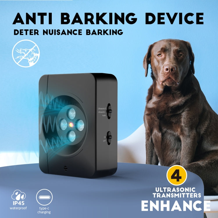 Ultrasonic dog bark control