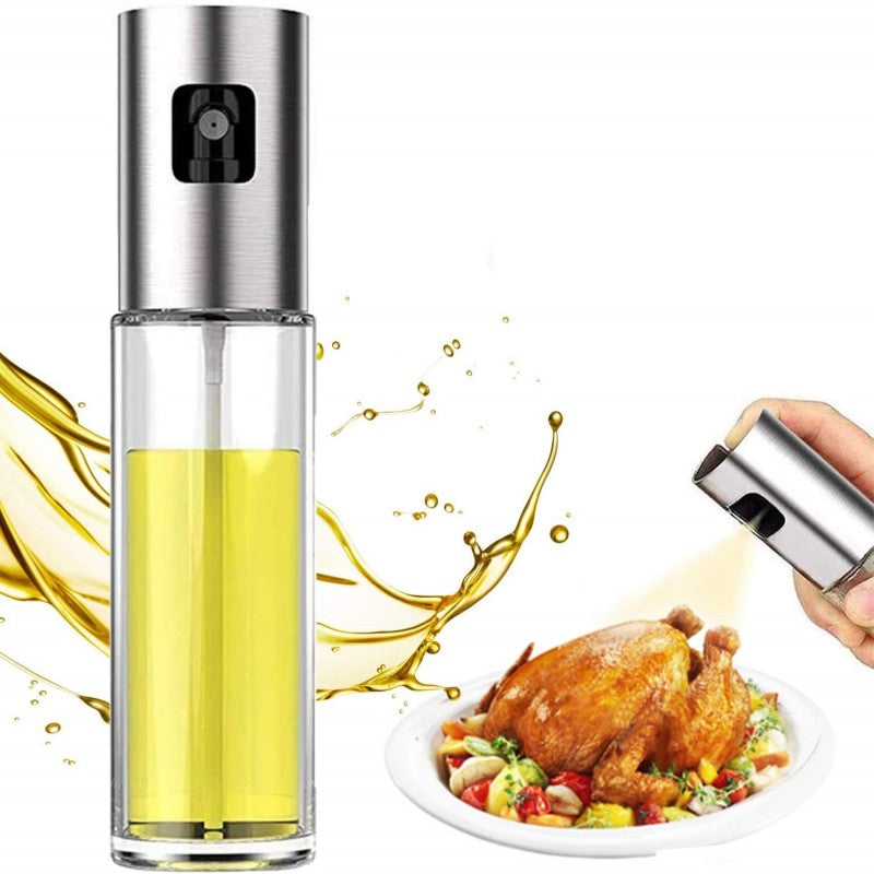 100ml Oil Sprayer for Cooking – Refillable Olive Oil Spray Bottle for Baking, BBQ, Salad, and Air Fryer