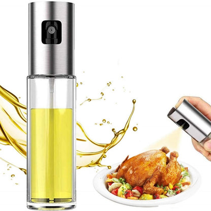 100ml Oil Sprayer for Cooking – Refillable Olive Oil Spray Bottle for Baking, BBQ, Salad, and Air Fryer