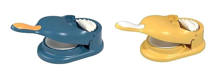Dumpling Maker 3 in 1, Momo Maker, Gujiya Maker Machine, Momos Maker Machine, Kajjikayalu Karanji Maker- Samosa Maker - Skin Press Mould for Ghughra with Dumpling Puri Maker