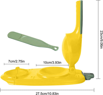 Dumpling Mold Dumpling Mold Dumpling Mold Tool Dumpling Mold Dumpling Mold Baking Pastry Manual Artefact Kitchen Accessories (Yellow)