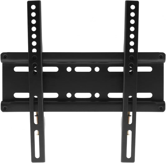 Fixed TV Wall Mount Bracket – For 17"-50"  LED/LCD/Plasma Flat Screens, Black