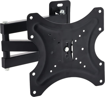 Adjustable TV Wall Mount Bracket for 14–42 Inch LED, LCD, and Flat Screen TVs | Full Motion Swivel & Tilt Arm | Heavy-Duty, Space-Saving TV Mount