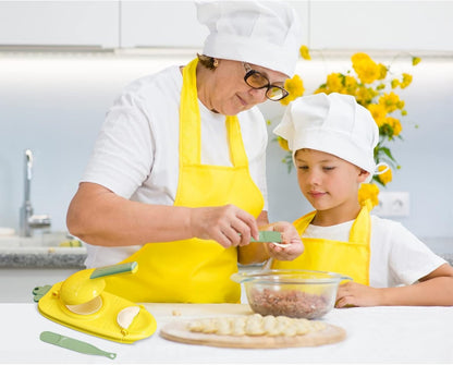 Dumpling Mold Dumpling Mold Dumpling Mold Tool Dumpling Mold Dumpling Mold Baking Pastry Manual Artefact Kitchen Accessories (Yellow)