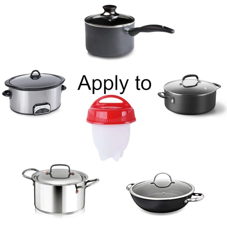 6 pcs silicone egg boiler cups
