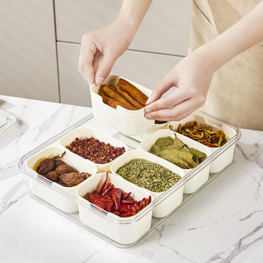 Compartment Spice Box