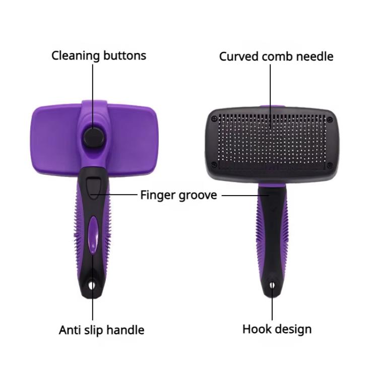 Easy clean pet grooming tool