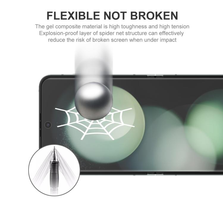 Elastic soft film foldable phone