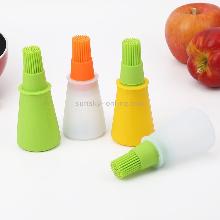 Reusable kitchen oil brush bottle