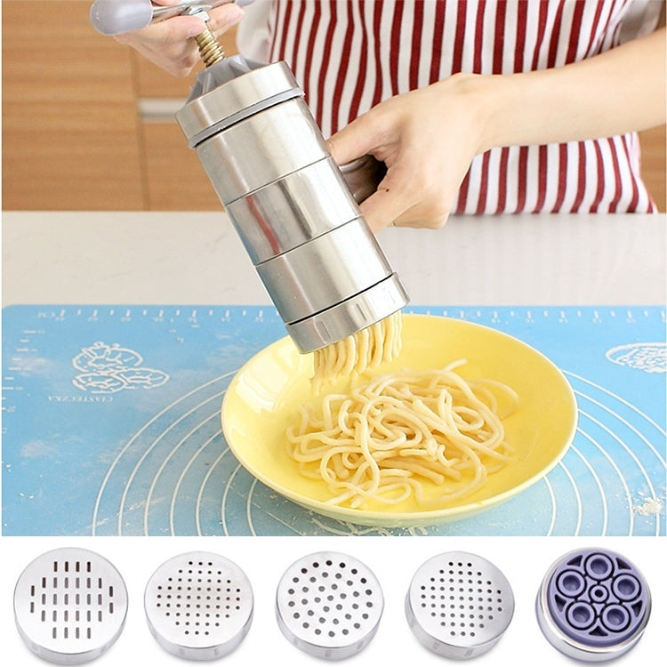 Stainless steel manual pasta maker