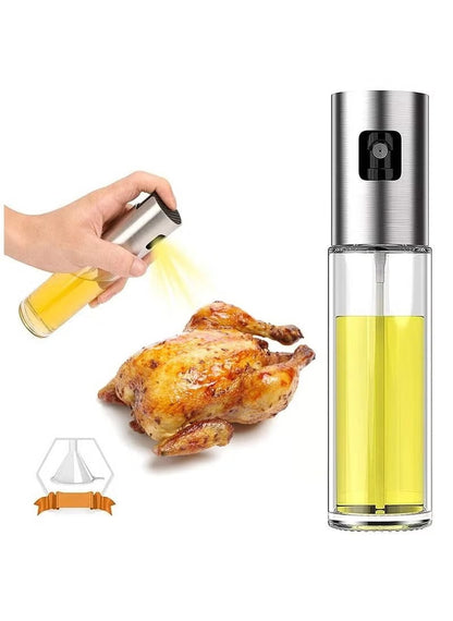 100ml Oil Sprayer for Cooking – Refillable Olive Oil Spray Bottle for Baking, BBQ, Salad, and Air Fryer