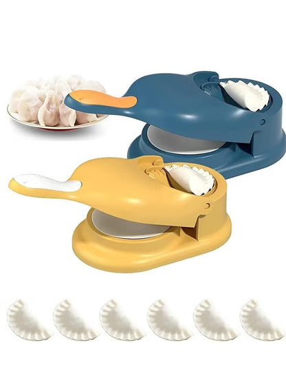 Dumpling Maker 3 in 1, Momo Maker, Gujiya Maker Machine, Momos Maker Machine, Kajjikayalu Karanji Maker- Samosa Maker - Skin Press Mould for Ghughra with Dumpling Puri Maker