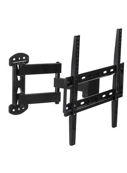 Full Motion Single Arm TV Wall Mount Bracket for 26–55 Inch LED, LCD & Smart TVs – Heavy-Duty Swivel & Tilt Design, Extendable Arm